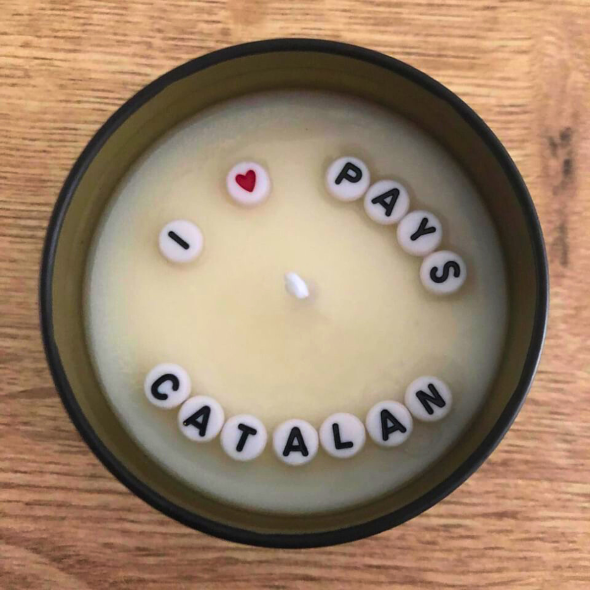 Bougie à message - I love pays catalan (90g)