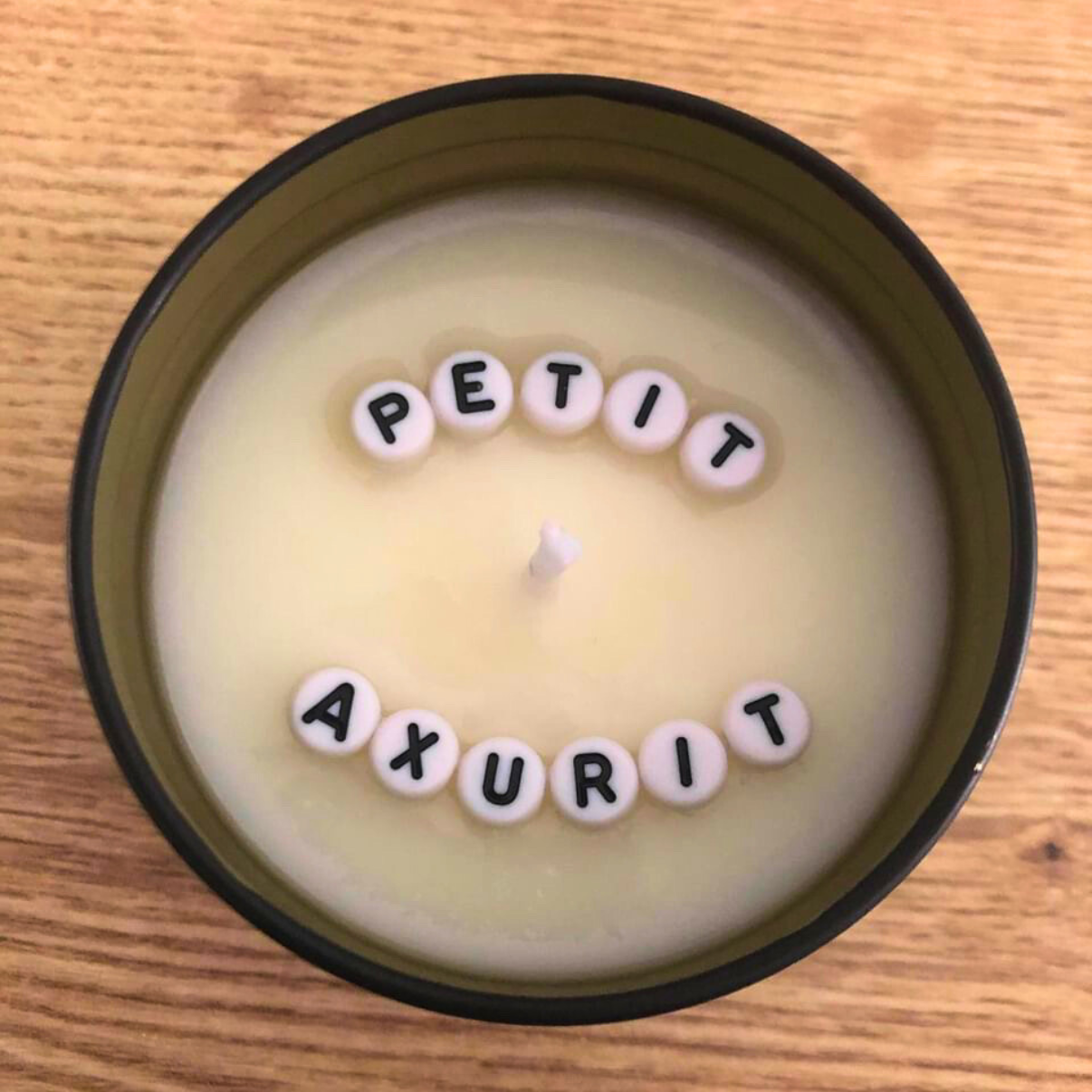 Bougie à message - Petit axurit (90g)