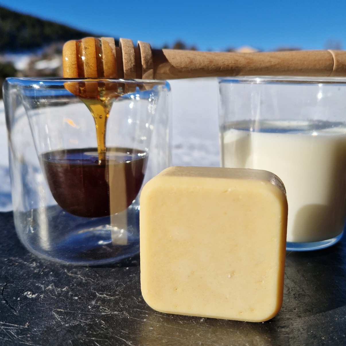 Savon miel et lait de vache (50g)