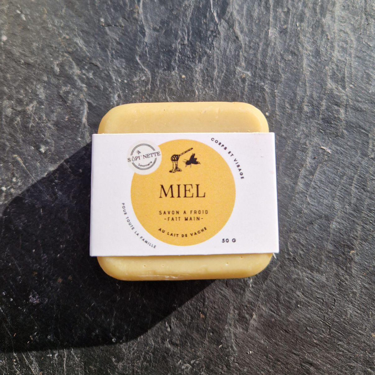 Savon miel et lait de vache (50g)