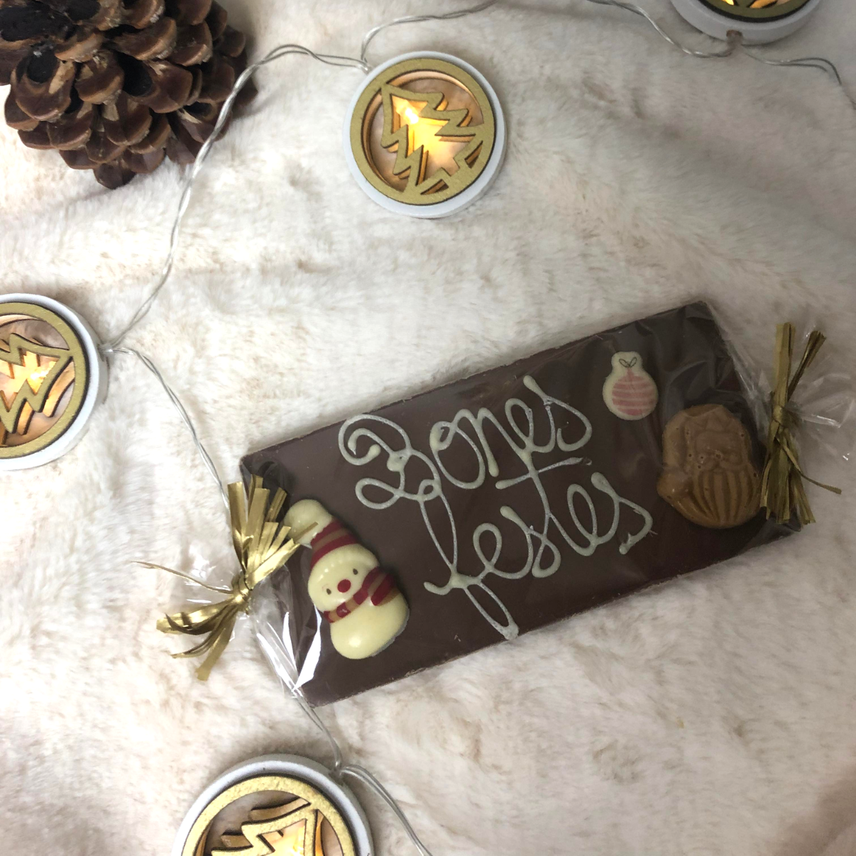 Plaque chocolat spécial "fêtes"