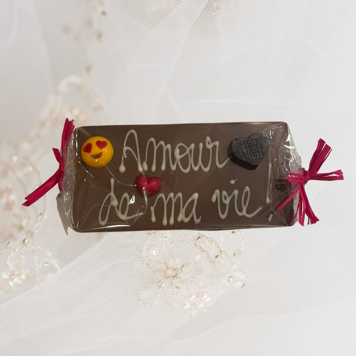 Plaque chocolat spéciale "Amour"
