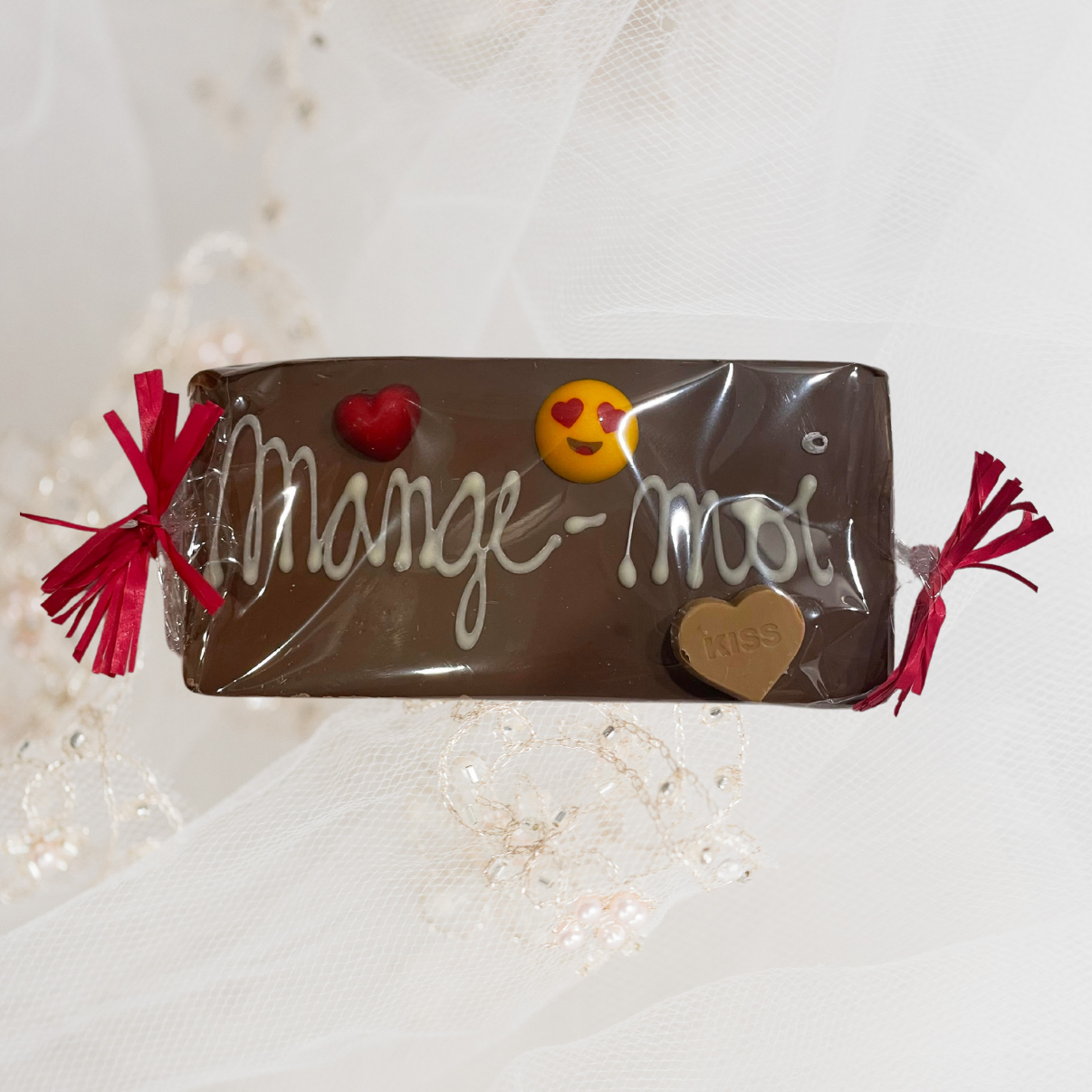 Plaque chocolat spéciale "Amour"